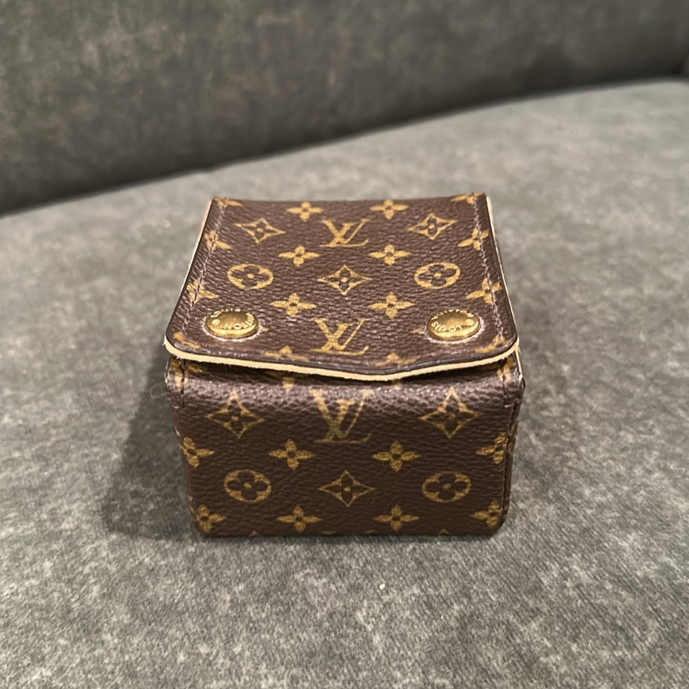 SOLD : Louis Vuitton Classic Monogram Soft Jewelry Case